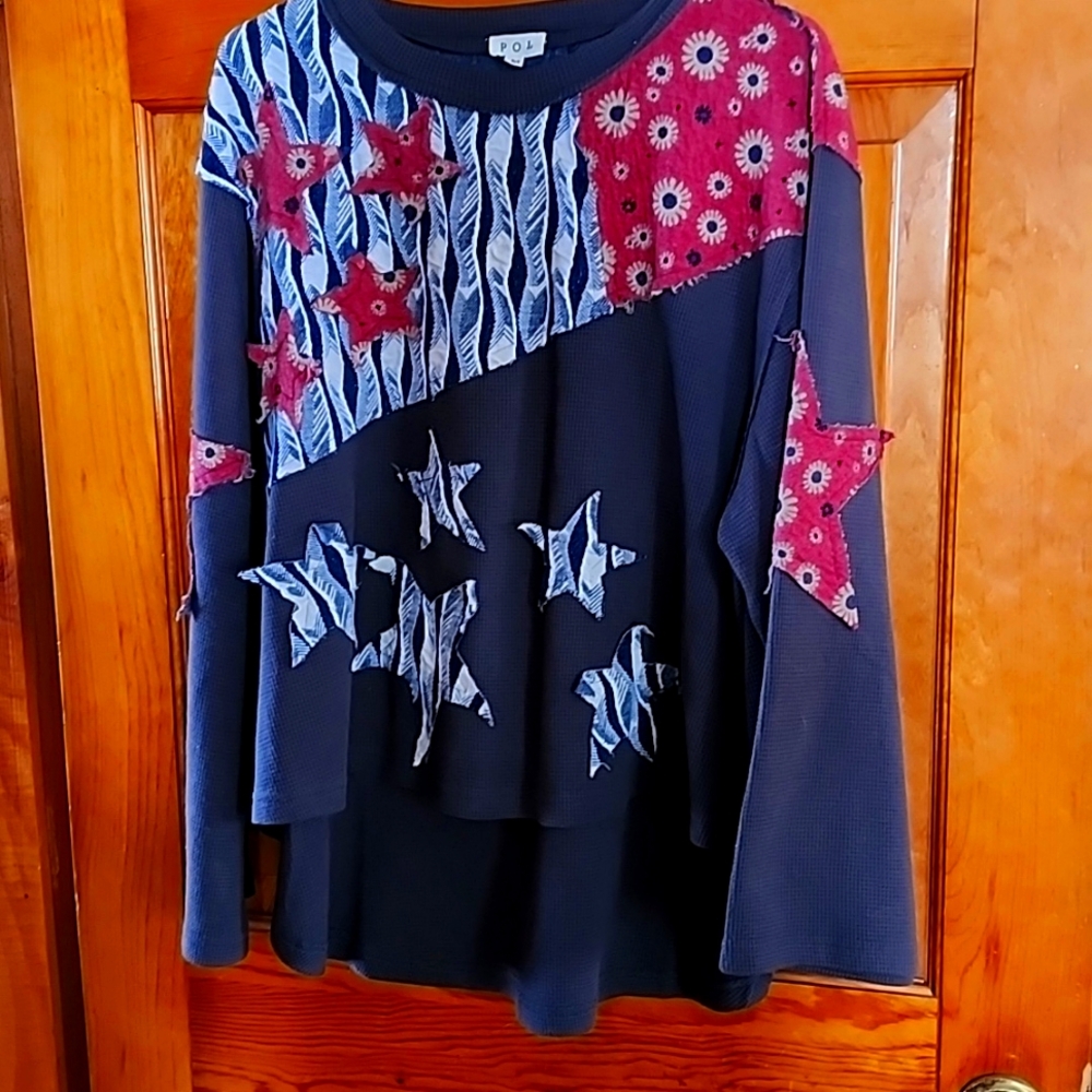 POL high low sweatshirt